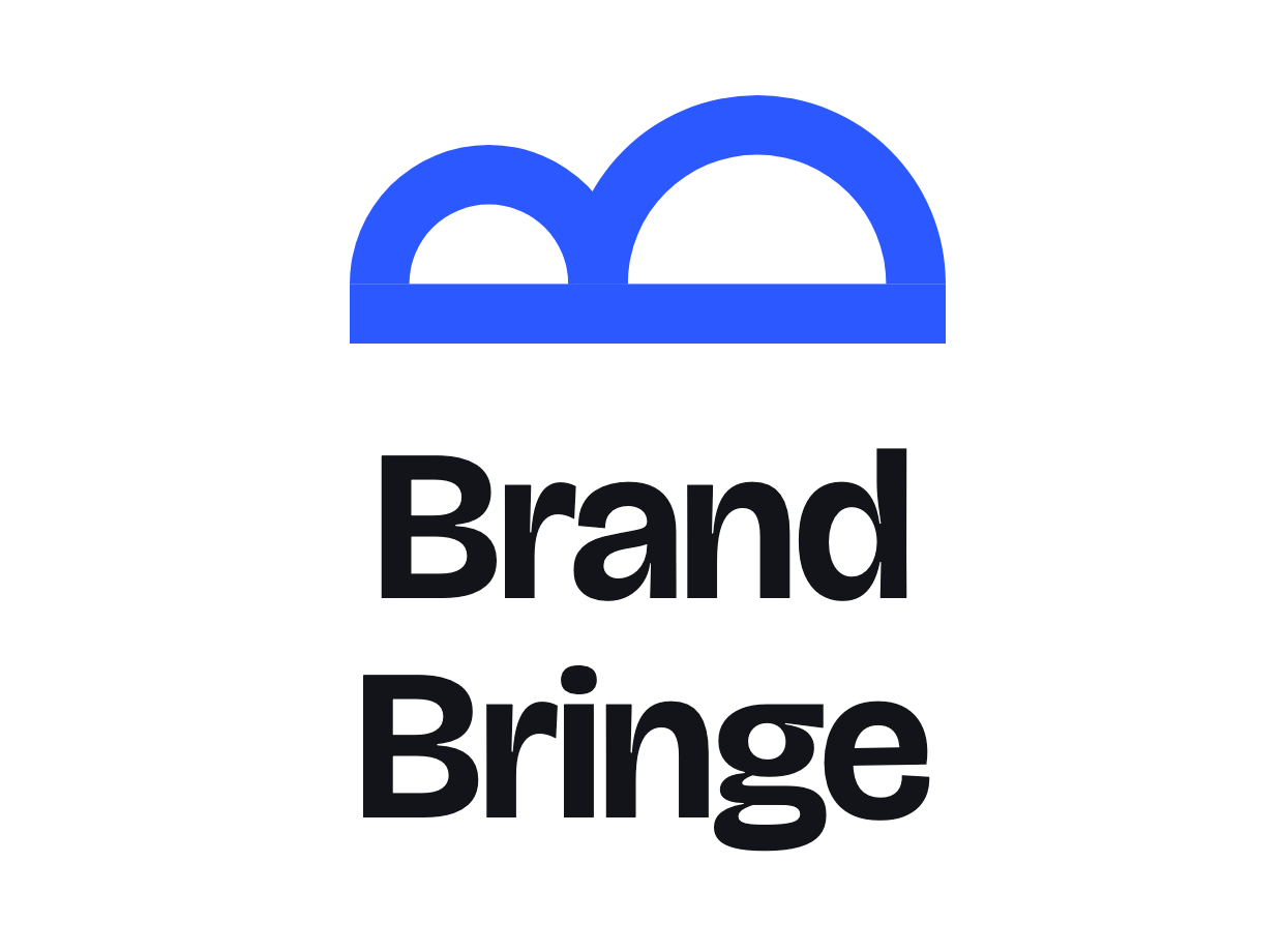 Brand Bringe logo stacked over two lines
